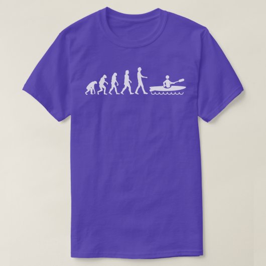 Kajakken Evolutie 1 T-shirt (Design voorkant)