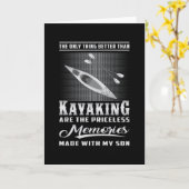 Kajakken Kajak Kano Kano Paddle Grappig cadeau Kaart (Gele Bloem)