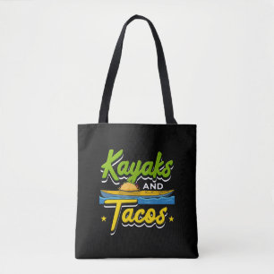 Kajakken - Kajakken en taco's Grappig Kajakken Tote Bag