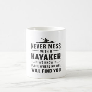 Kajakken Kano Kajak Kanoën Grappig geschenk idee Koffiemok