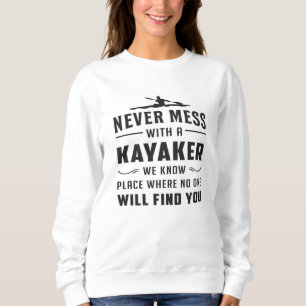 Kajakken Kano Kajak Kanoën Grappig geschenk idee Trui