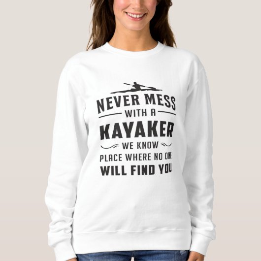 Kajakken Kano Kajak Kanoën Grappig geschenk idee Trui (Voorkant)
