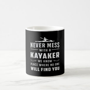 Kajakken Kano Kajak Kanoën Paddle Grappig geschenk Koffiemok