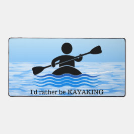 Kajakken Kanoën Paddling Design Desk Mat