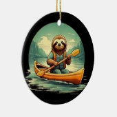 Kajakken luiaard kano liefhebber grappige dieren  keramisch ornament (Rechts)