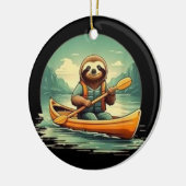 Kajakken luiaard kano liefhebber grappige dieren  keramisch ornament (Links)