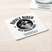 Kajakken met hoog contrast Afbeelding Kartonnen Onderzetters (Schuin)