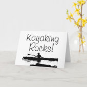 Kajakken met stenen! Kaart (Gele Bloem)