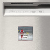 KAJAKKEN MOTTO / QUOTE MAGNEET (Insitu (Vaatwasser))