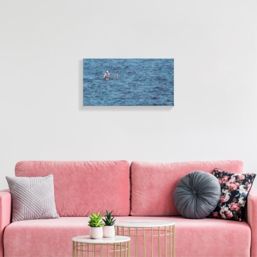Kajakken op Hawaï Canvas Afdruk (Insitu (Woonkamer))