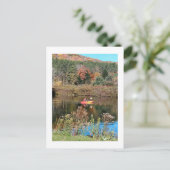 kajakvaren briefkaart (Staand voorkant)