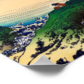 Kajikazawa in de provincie Kai door Katsushika Hok Poster (Hoek)