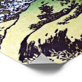 Kajikazawa in de provincie Kai Poster (Hoek)