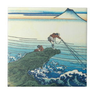 Kajikazawa in de provincie Kai Tegeltje