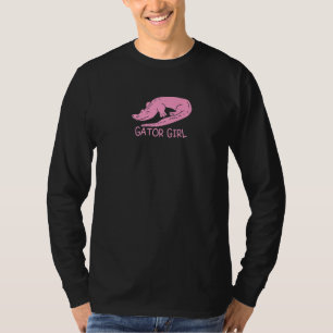 Kajuit Meisje Alligator Krokodil Voor Vrouwen An T-shirt