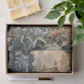 Kajuit met  Wildflower Garden Illustration Tissuepapier (Geschenk)