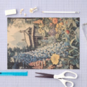 Kajuit met  Wildflower Garden Illustration Tissuepapier (Craft)