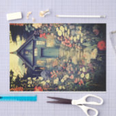 Kajuit met  Wildflower Path Illustration Tissuepapier (Craft)