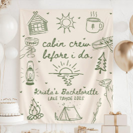 Kajuitbemanning voor ik het doe Banner, Kajuitbema Wandkleed