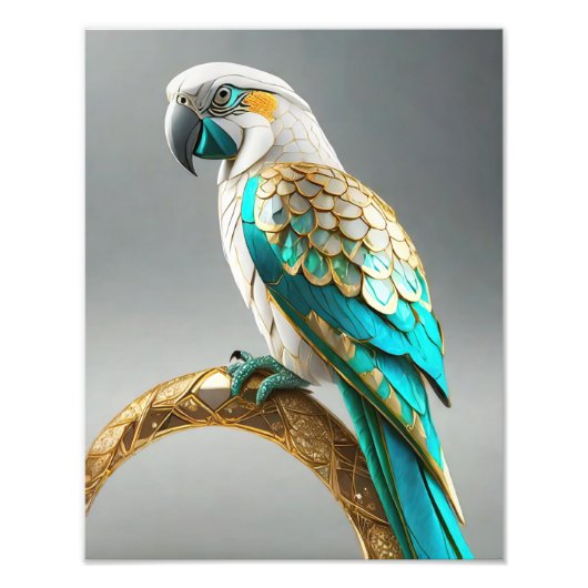 KAKA MOTU Parrot Island Continental Being Lemuria Foto Afdruk (Voorkant)