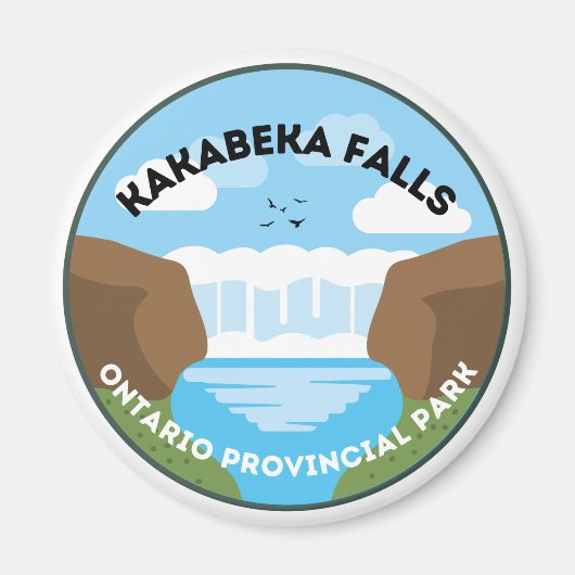 Kakabeka Herfsten Ontario Provincial Park Magnet (Voorkant)