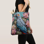 Kakadoe papegaai tote bag (Dichtbij)
