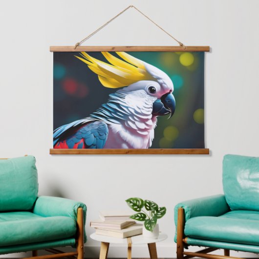 Kakadoe Vogel Wand Tapijt Hangend Wandkleed (Woonkamer)