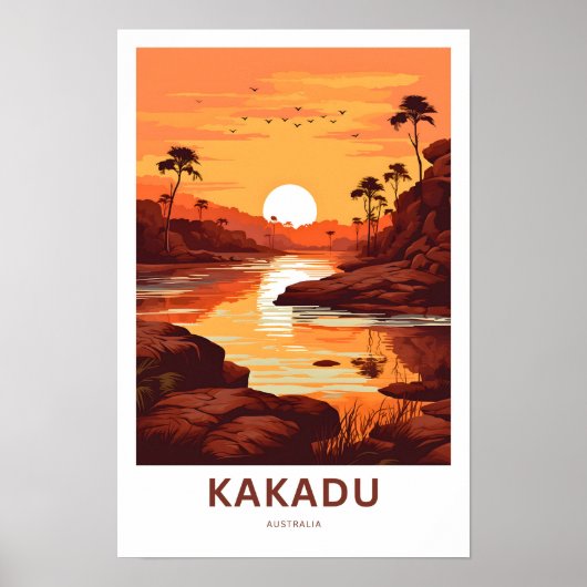 Kakadu Australia Reisprint Poster (Voorkant)