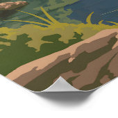 Kakadu Nationaal Park Australië Reisposter Poster (Hoek)