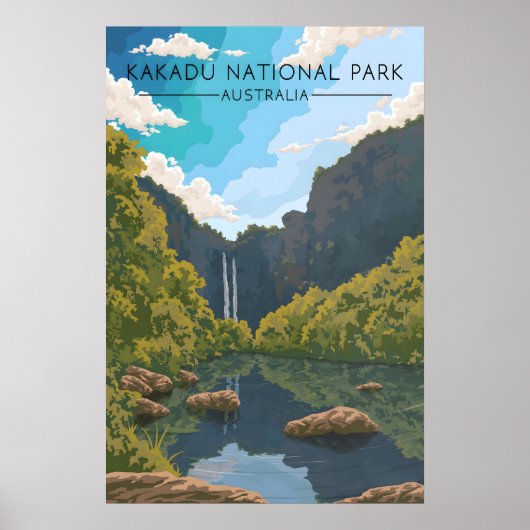 Kakadu Nationaal Park Australië Reisposter Poster (Voorkant)