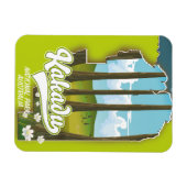 Kakadu National Park Australia-kaart Magneet (Horizontaal)