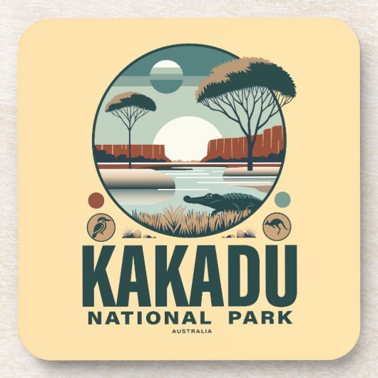 Kakadu National Park Australië Bier Onderzetter (Voorkant)
