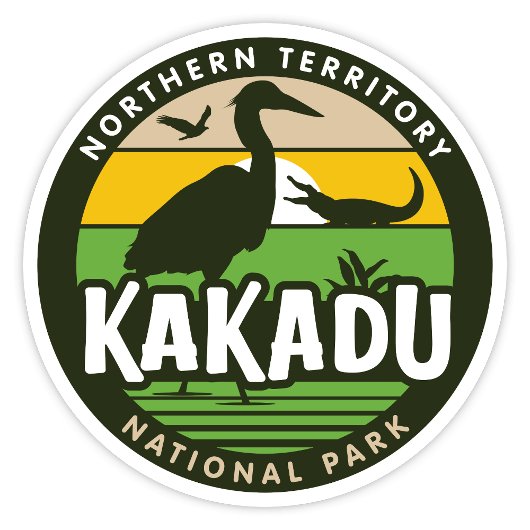 Kakadu, Noordelijk Territorium Australië Sticker