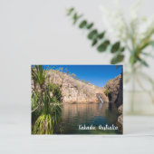 Kakadu Waterfall Briefkaart (Staand voorkant)