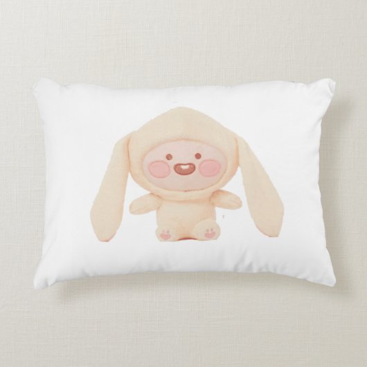 KaKao Friends - Rabbit Apeach Accent Kussen (Voorkant)