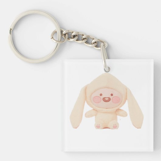 KaKao Friends - Rabbit Apeach Sleutelhanger (Voorkant)