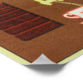 KAKAO OWL Drink voor warme melk Advert. Poster (Hoek)