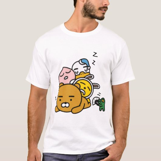 Kakaotalk Vrienden (Zzzz) T-shirt (Voorkant)