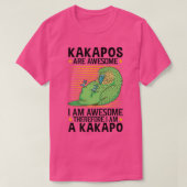 Kakapo are fantastic flightless parrots t-shirt (Design voorkant)
