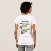 Kakapo Chick Count 2009 T-shirt (Achterkant volledig)