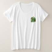 Kakapo Chick Tally uit 2016 Grote Maat T-shirt (Design voorkant)