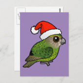 Kakapo Claus Briefkaart (Voorkant / Achterkant)