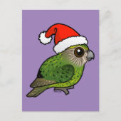 Kakapo Claus Briefkaart (Voorkant)