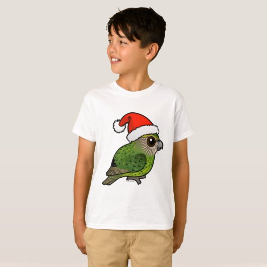 Kakapo Claus T-shirt (Voorkant volledig)