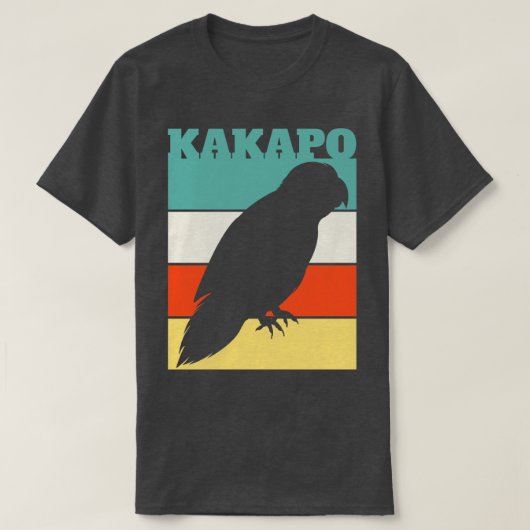Kakapo Retro T-shirt (Design voorkant)