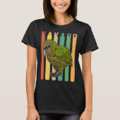 Kakapo vogelbioloog vogelkijkornitholoog t-shirt (Voorkant)