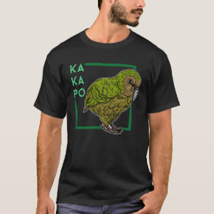 Kakapo vogelbioloog vogelkijkornitholoog t-shirt