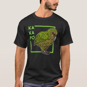 Kakapo vogelbioloog vogelkijkornitholoog t-shirt