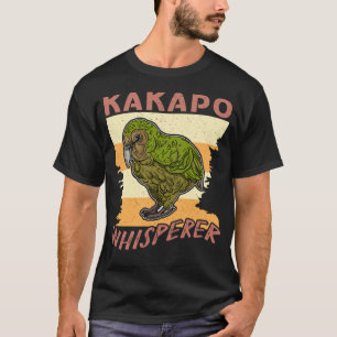 Kakapo vogelbioloog vogelkijkornitholoog t-shirt