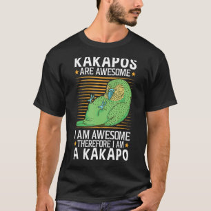 Kakapos is geweldige Nieuw-Zeelandse papegaaien T-shirt